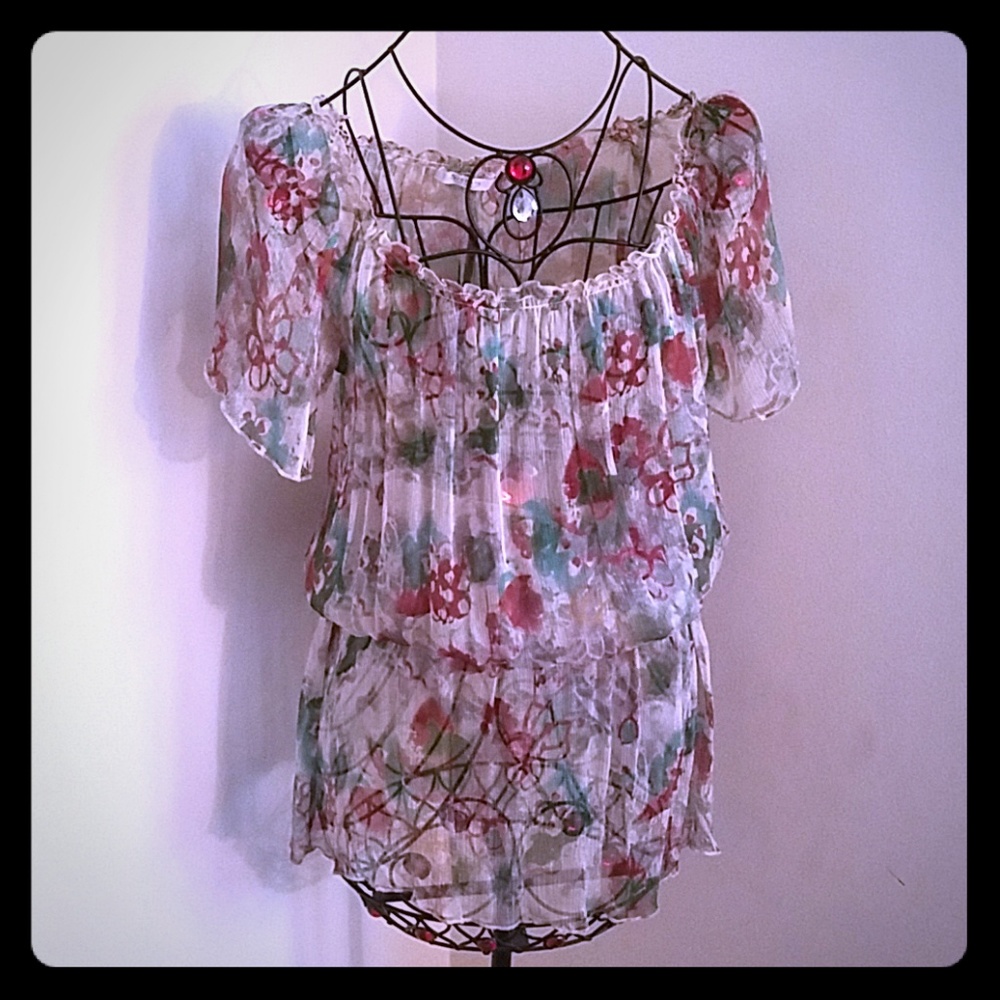 Siste's Made in Italy See Through Dress Coverup